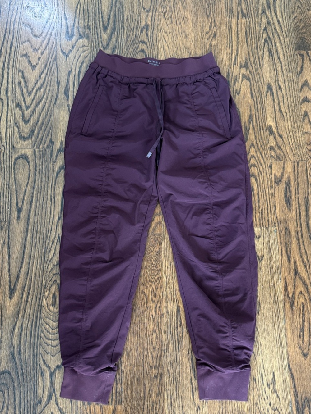 Athleta Deep Plum Women’s Joggers with Drawstring
